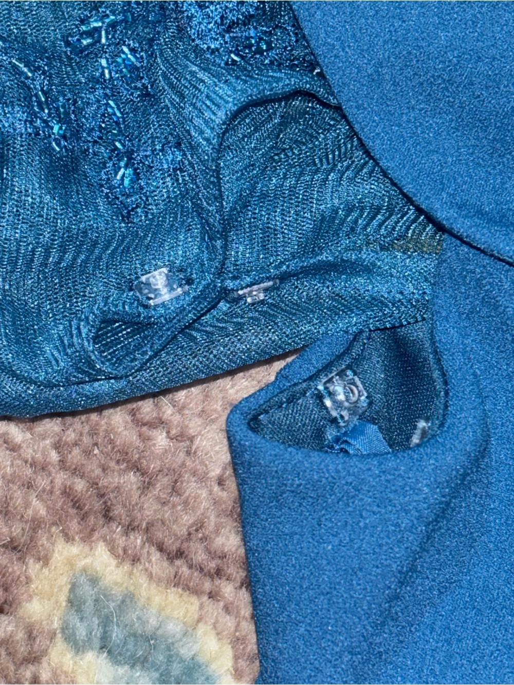 Marfil Barcelona cocktail dress with removable sleeves - Picture 6 of 11